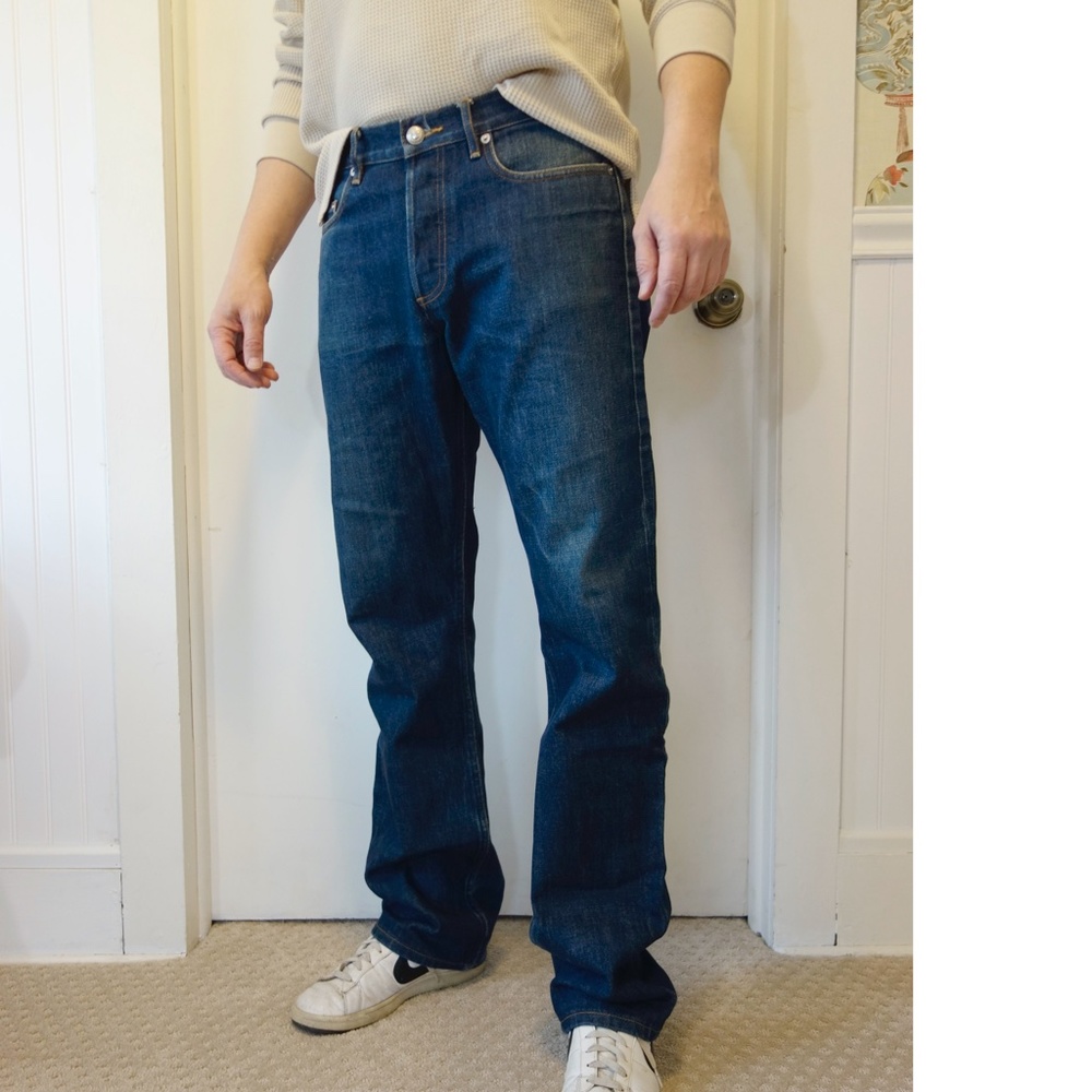 APC New Standard Selvedge Jeans Classique Men's Size 28 Straight Leg